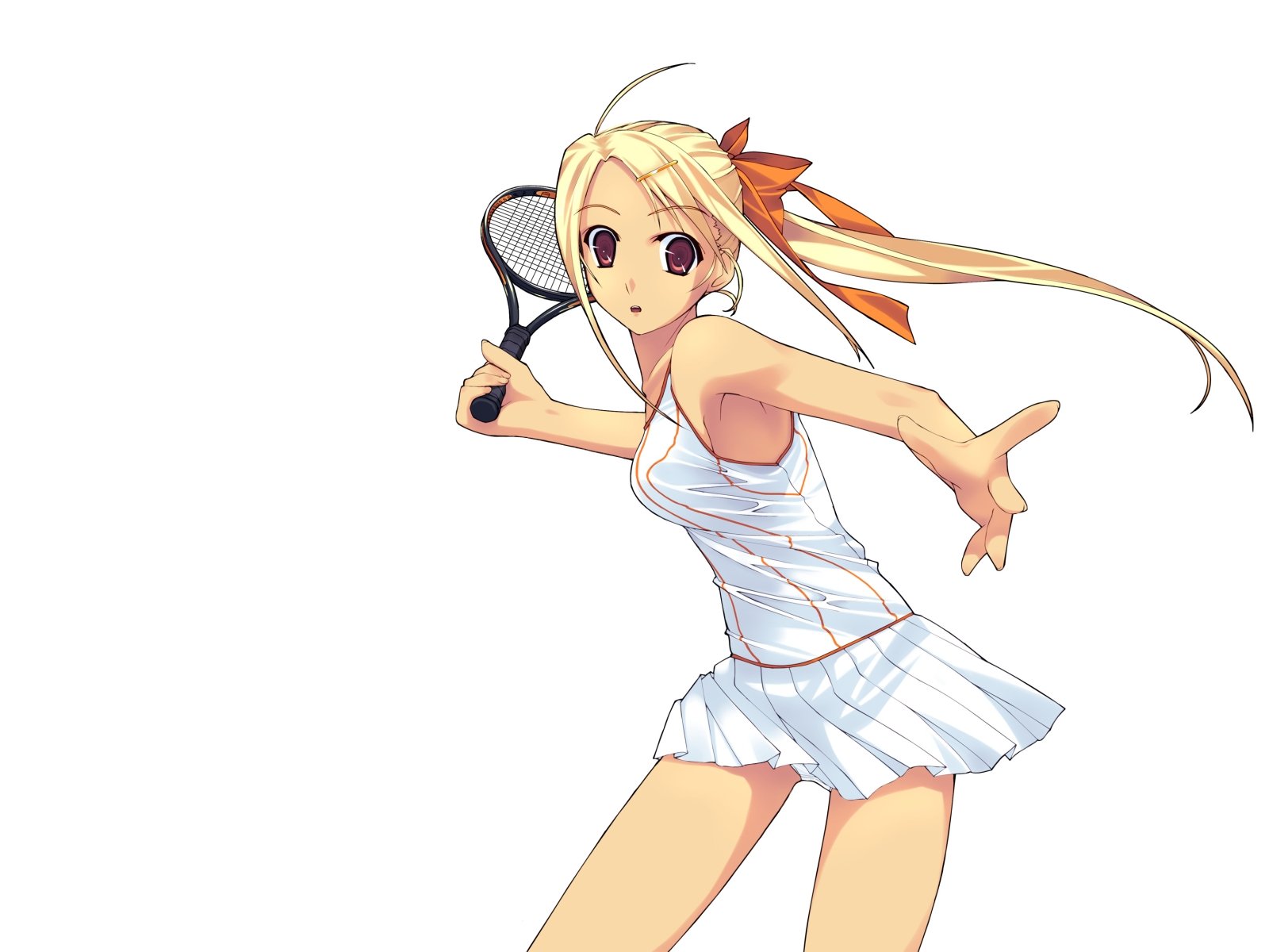 Спортивные девушки аниме теннис