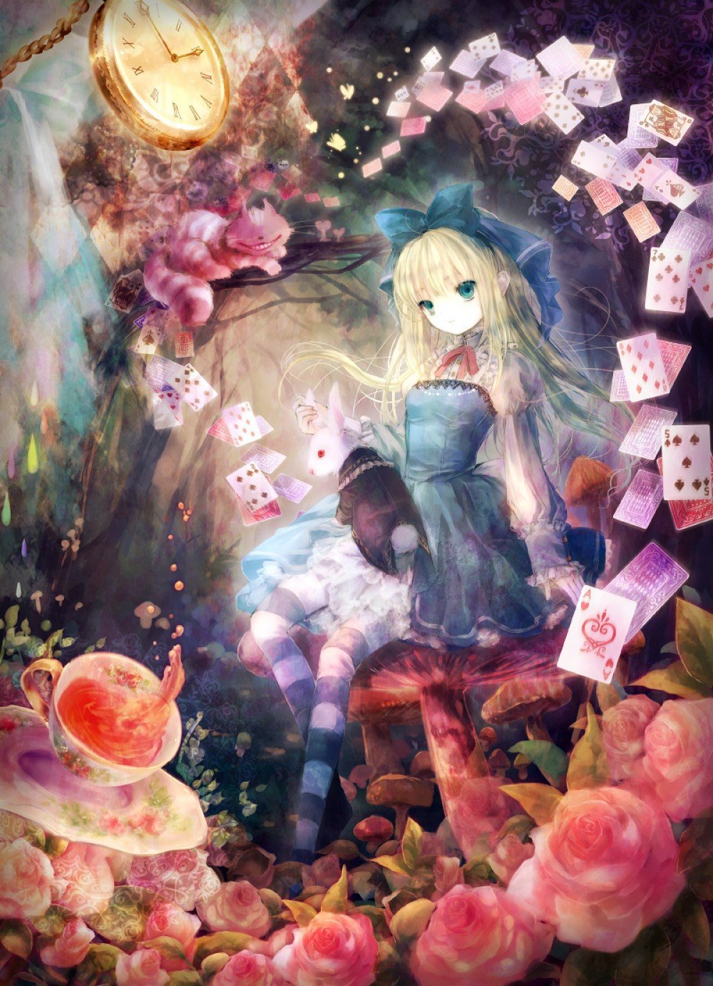 Алиса в стране чудес аниме