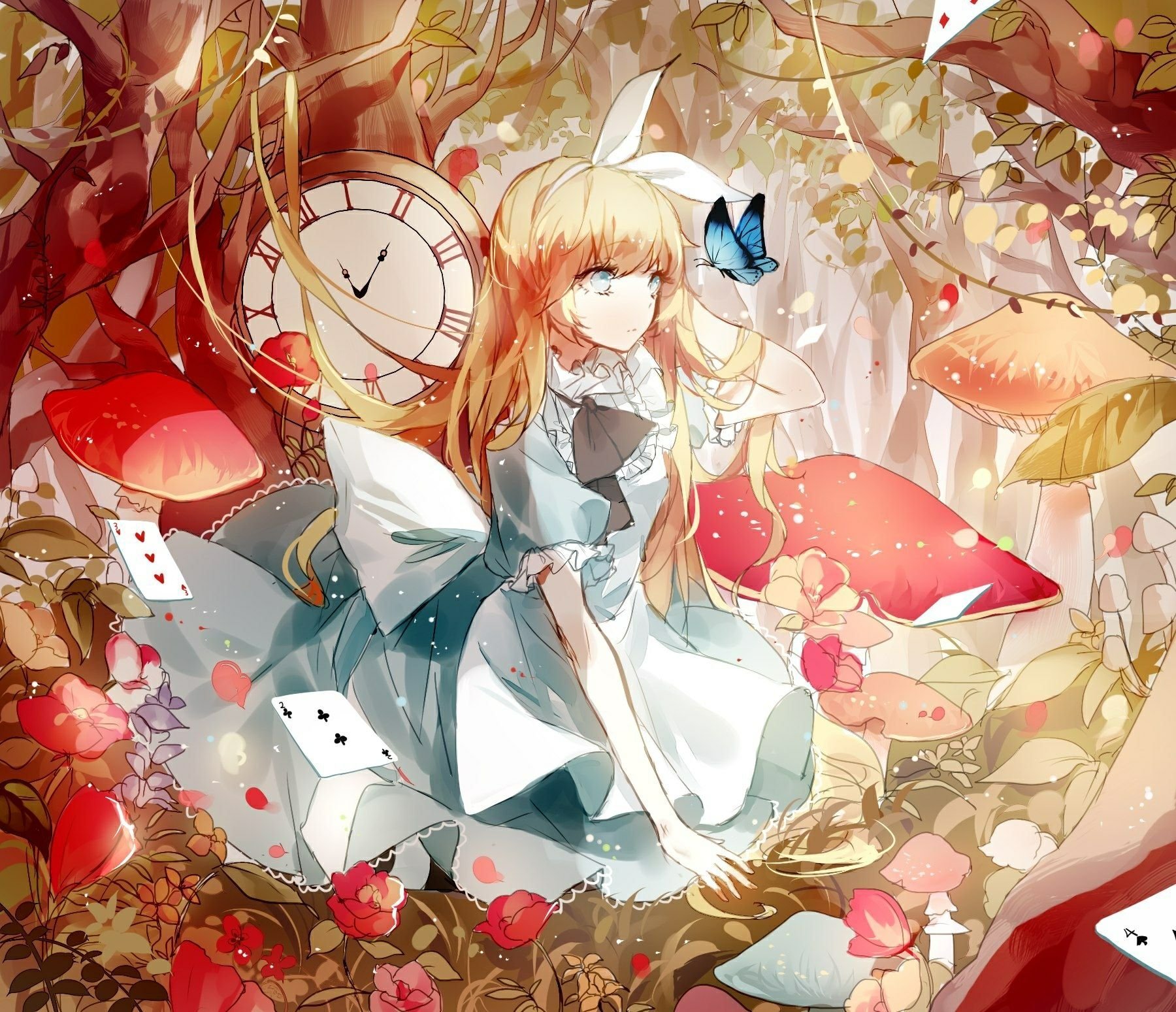 Алиса в стране чудес арт аниме
