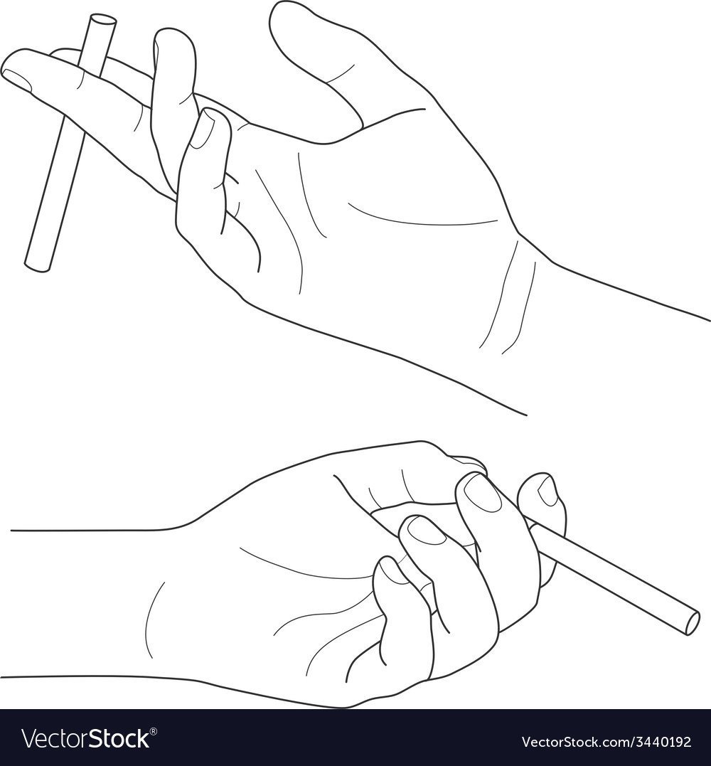 Руки карандашом