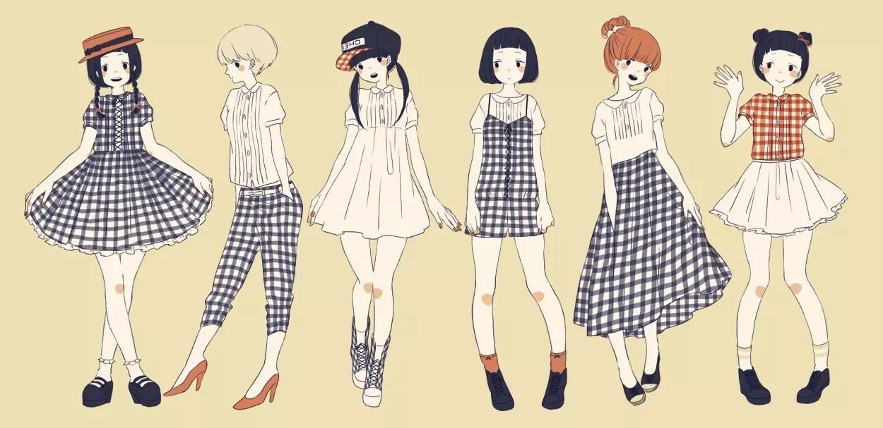 Стиль одежды аниме