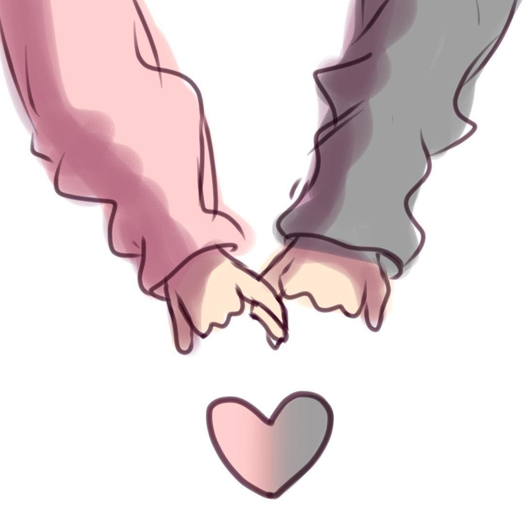 Сердечко руками аниме