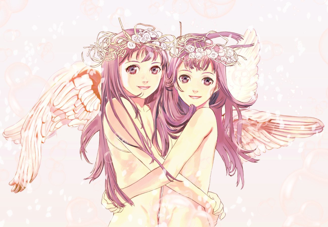 Ангелы близняшки аниме