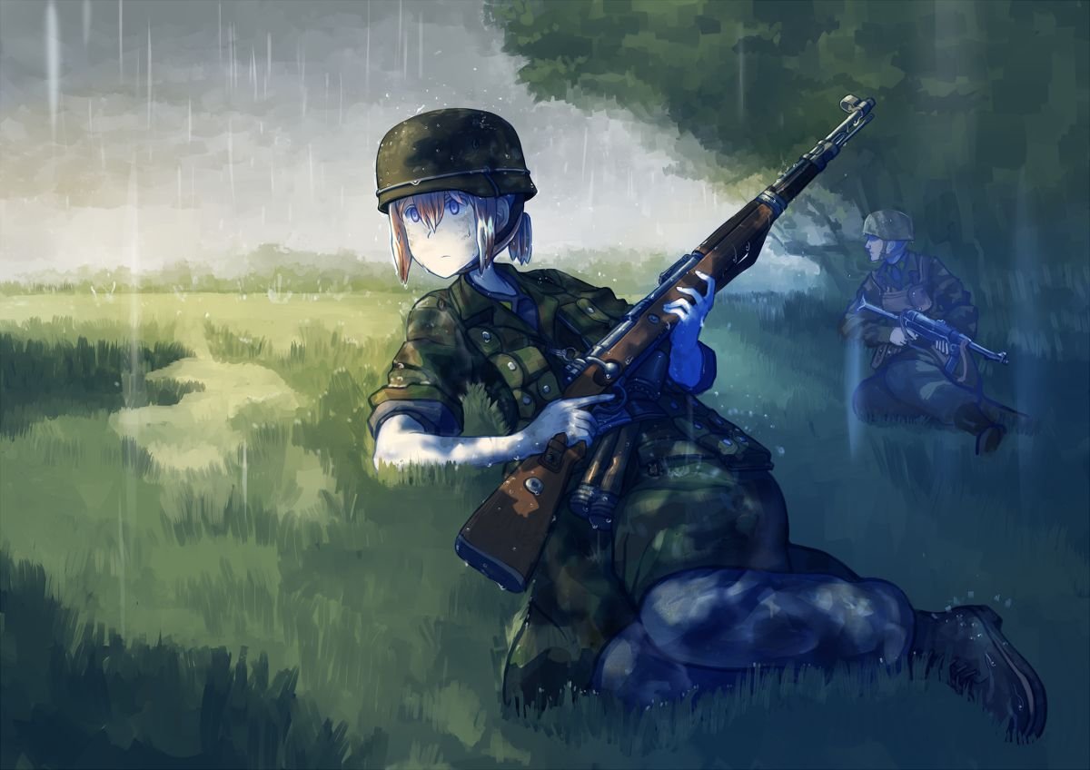 Вторая мировая война anime Erica