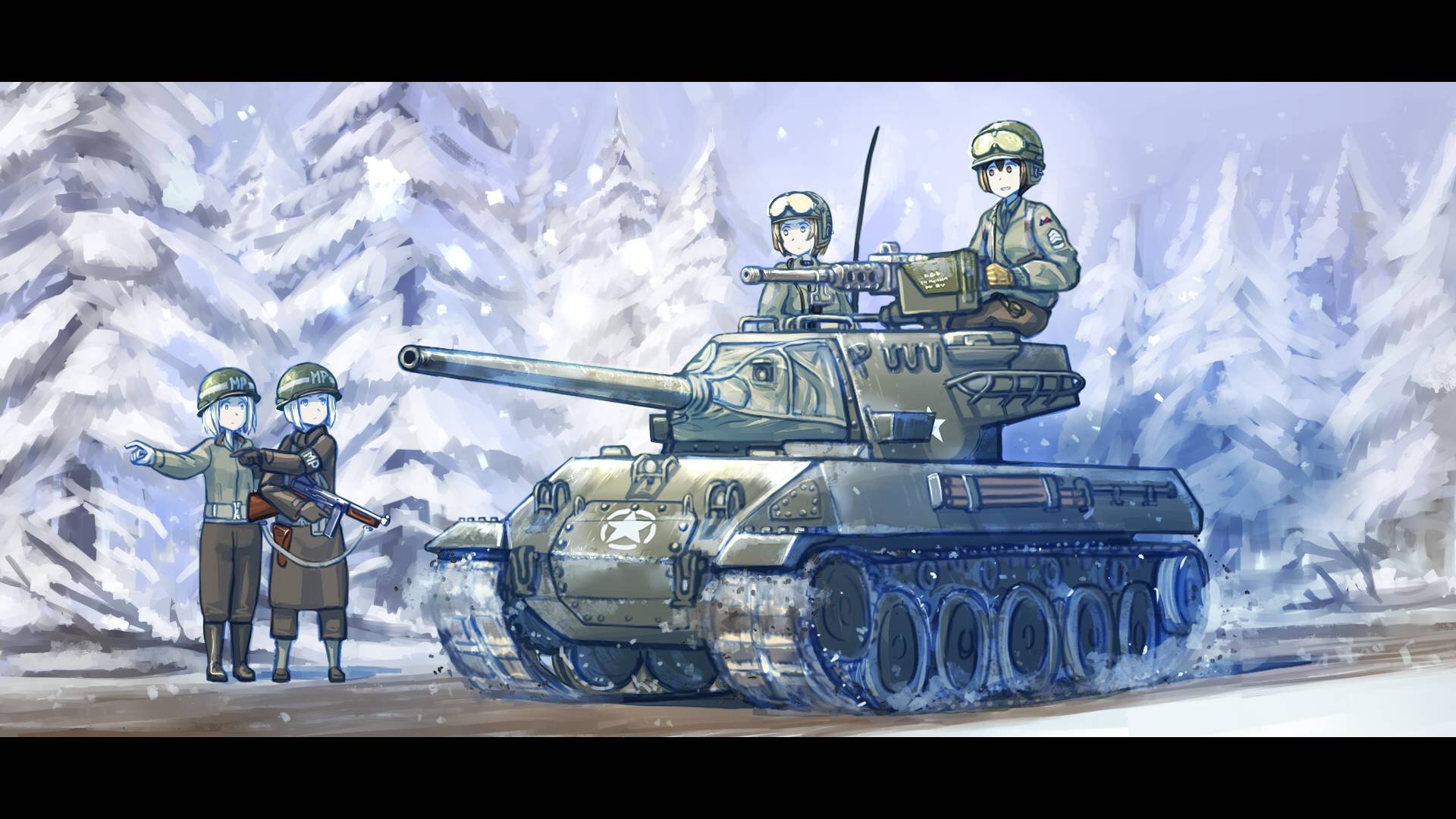 Советские войска на танке арт