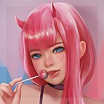 Аниме девушка с чупсом