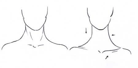 Аниме ключицы парней