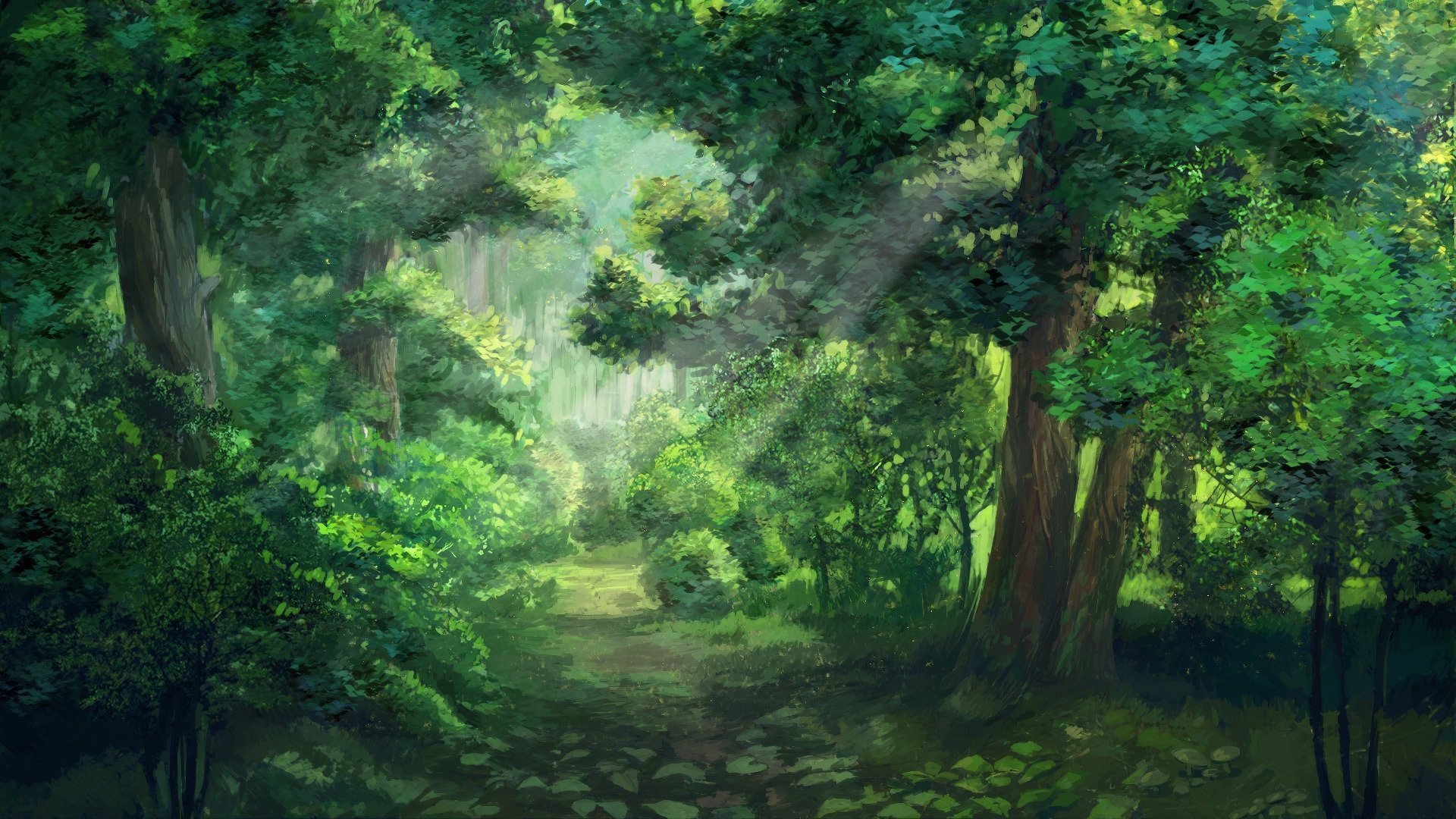 Тёмный лес аниме для гачи