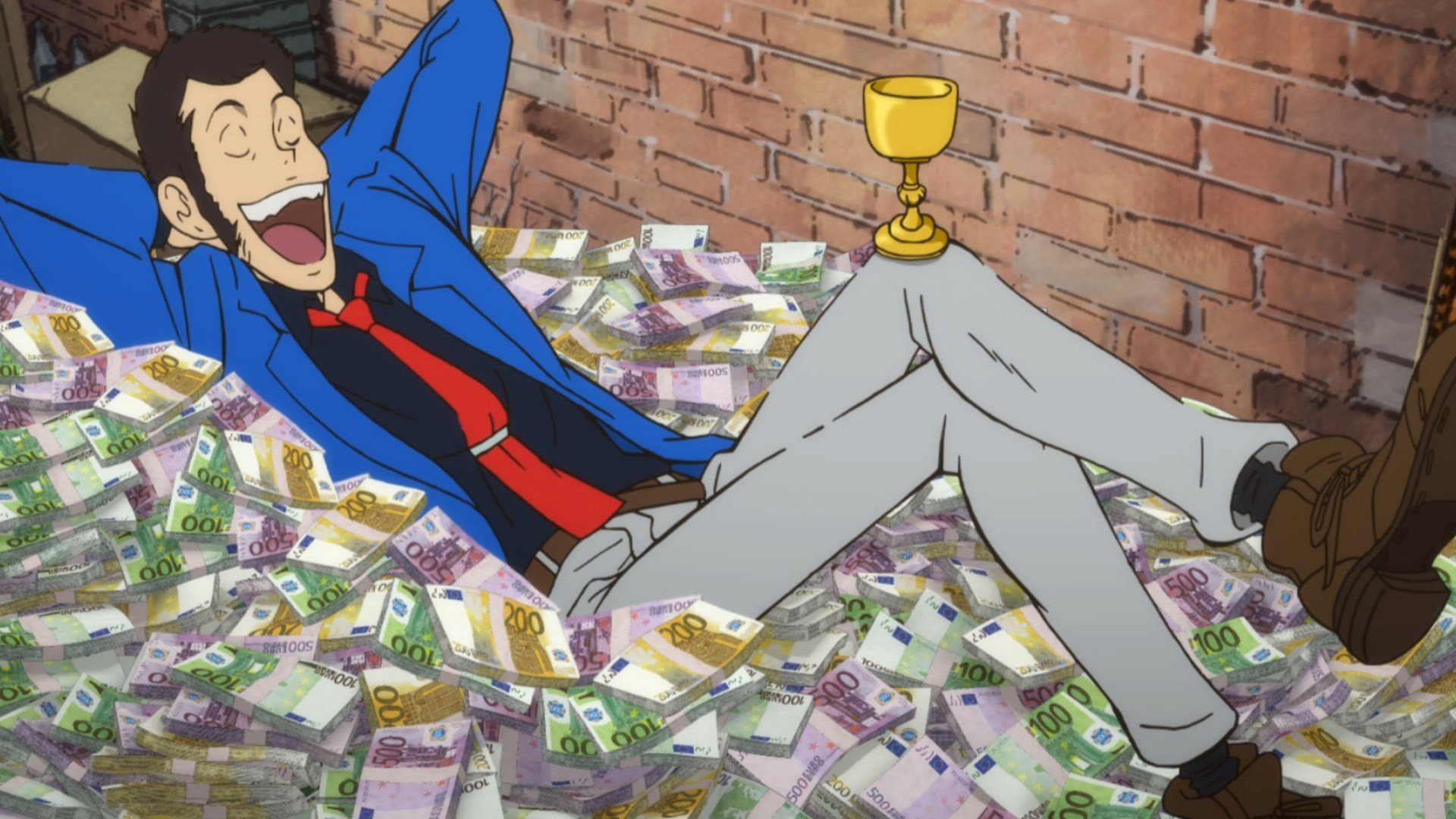 Картинка аниме деньги