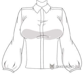 Блузка аниме