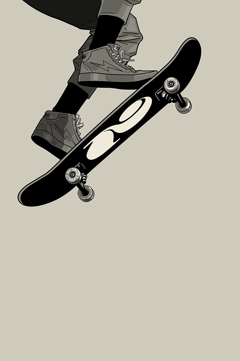 Яой скейтер. Скейтборд инди КИД. Скейтборд Ланги Сноу. Скейт бесконечность Ланга арт.