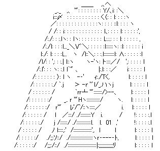 ASCII Art anime