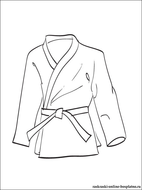 Нарисовать кимоно