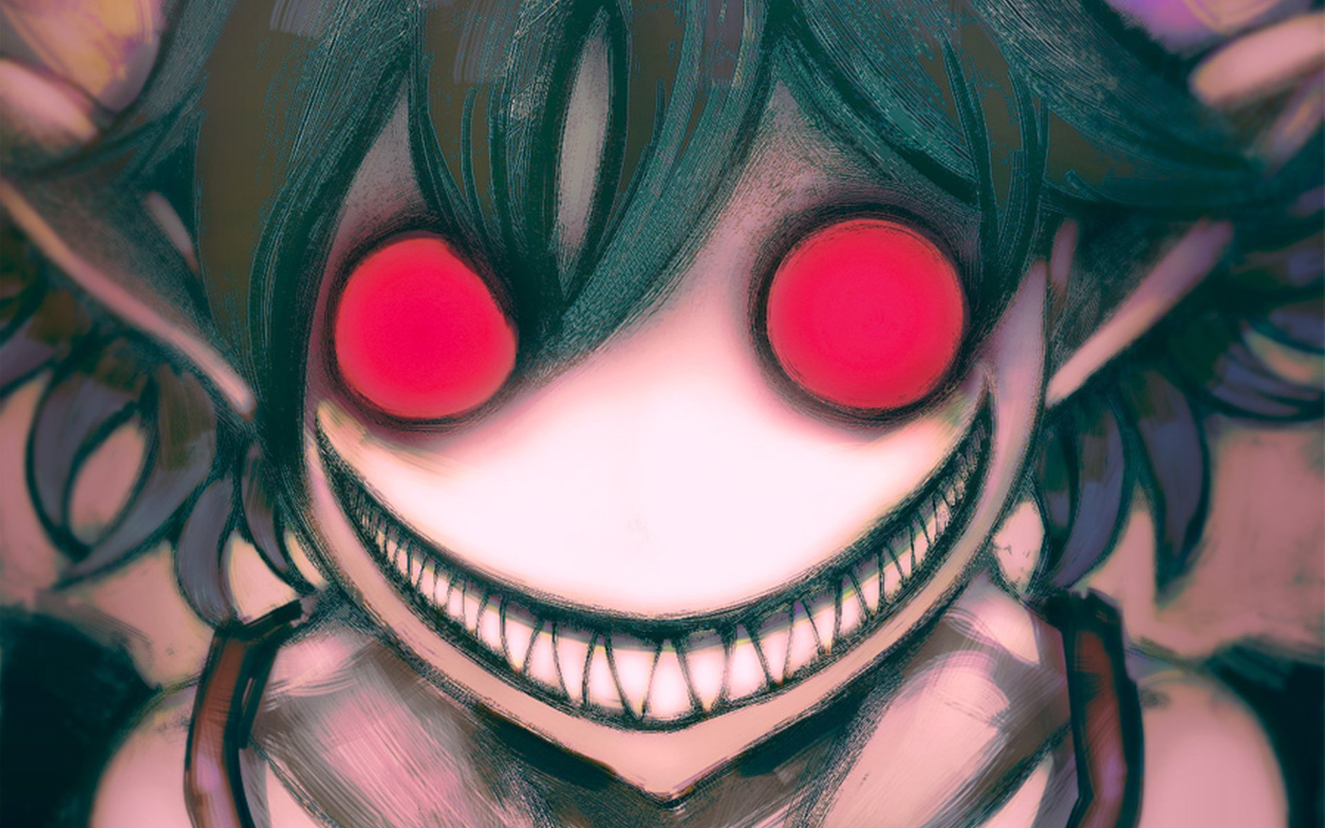 Маньячная улыбка аниме