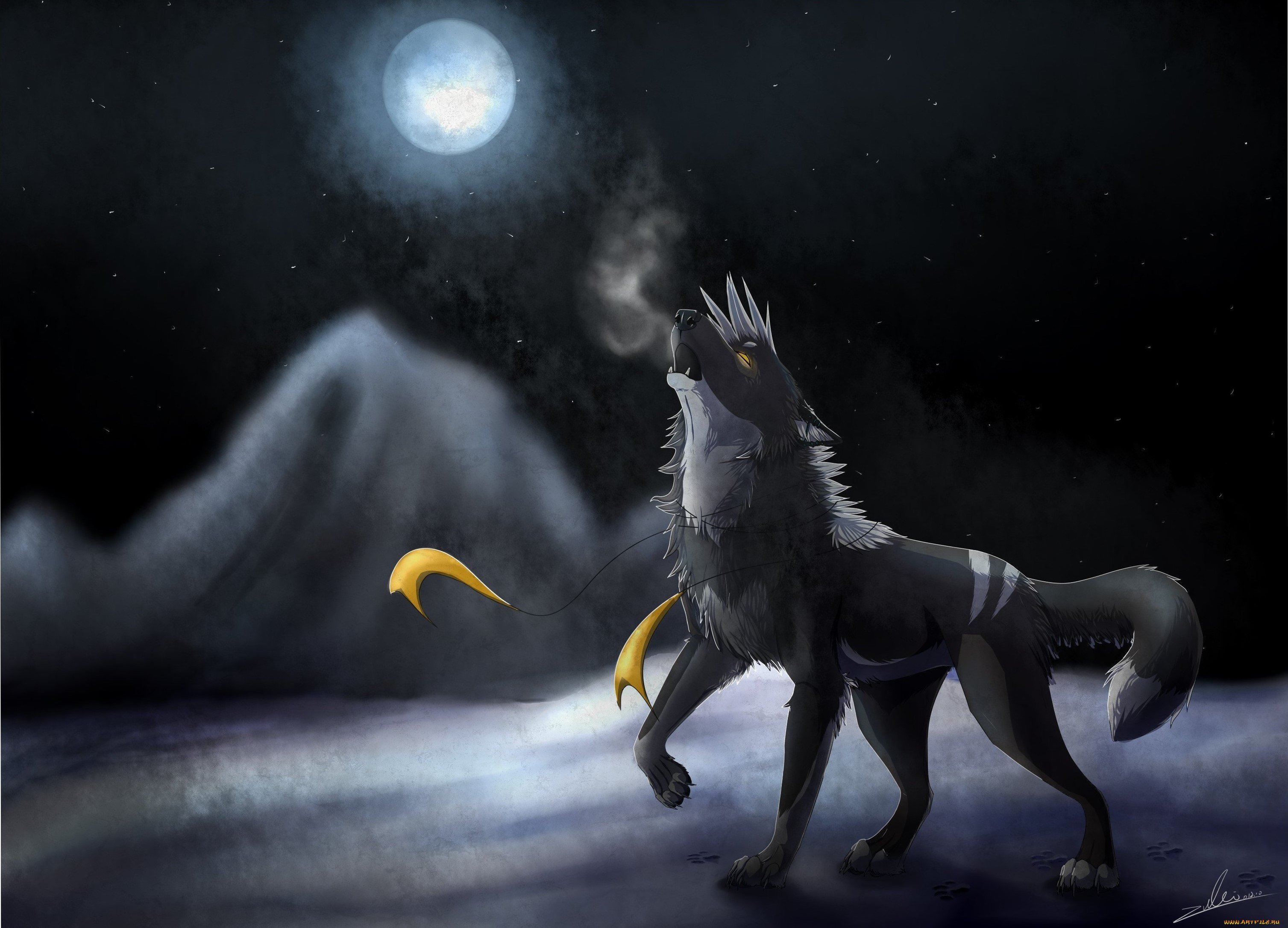 Волк пытающийся съесть луну. Мифические волки. Магический волк. Волк арт.