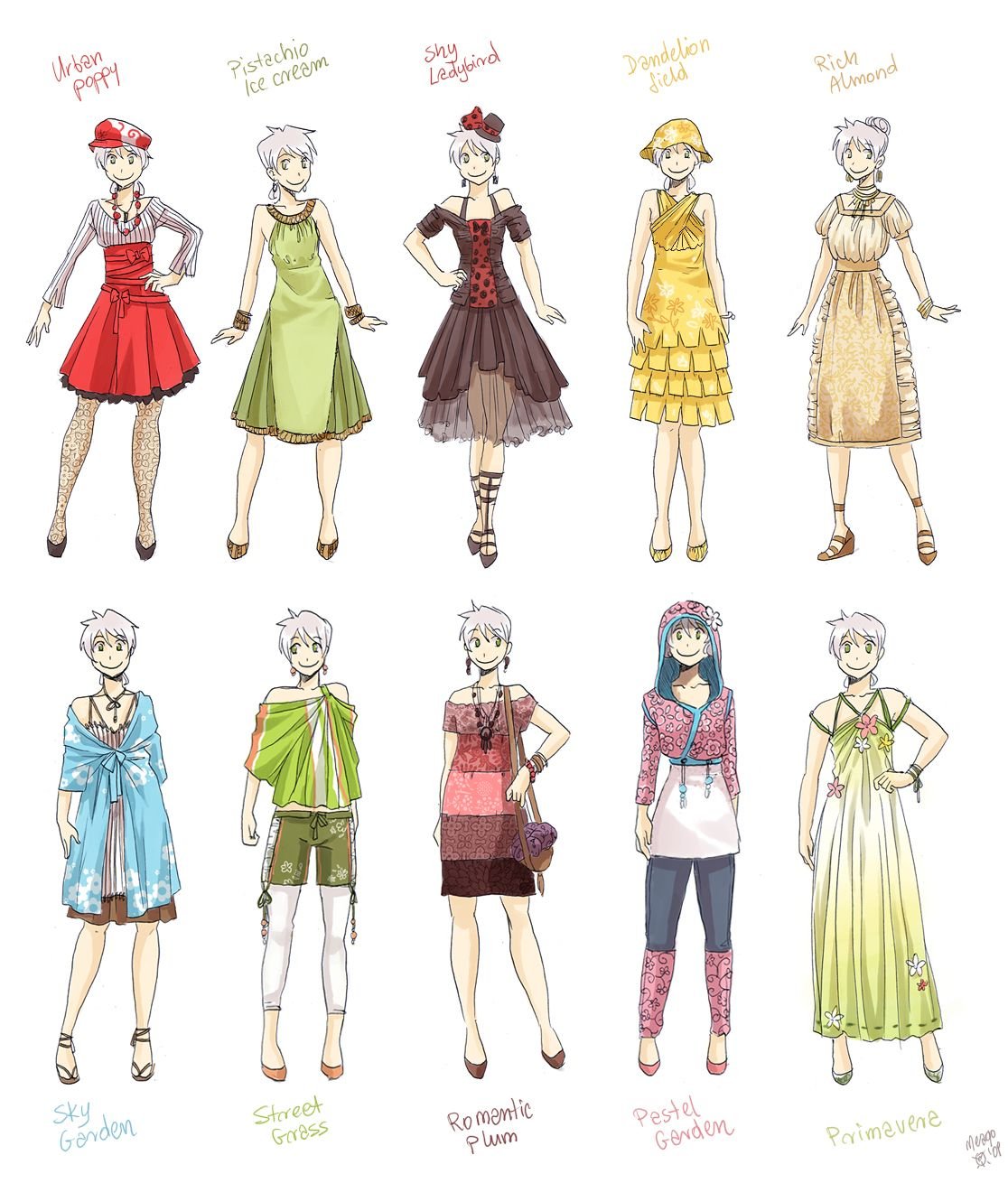 Одежда в стиле аниме женская