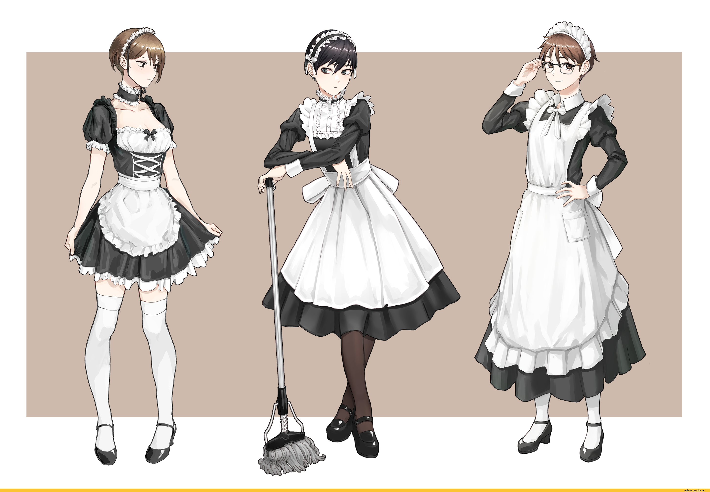 Maid dress drawing