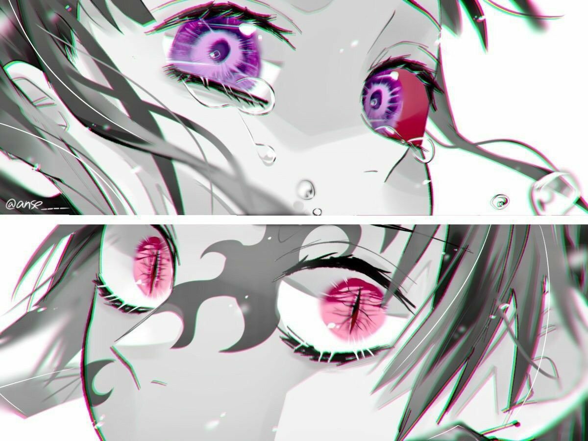 Глаза демона аниме