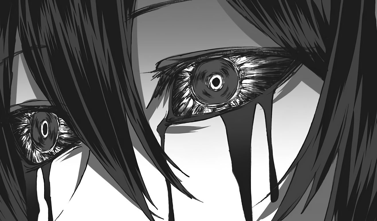 Черные глаза аниме