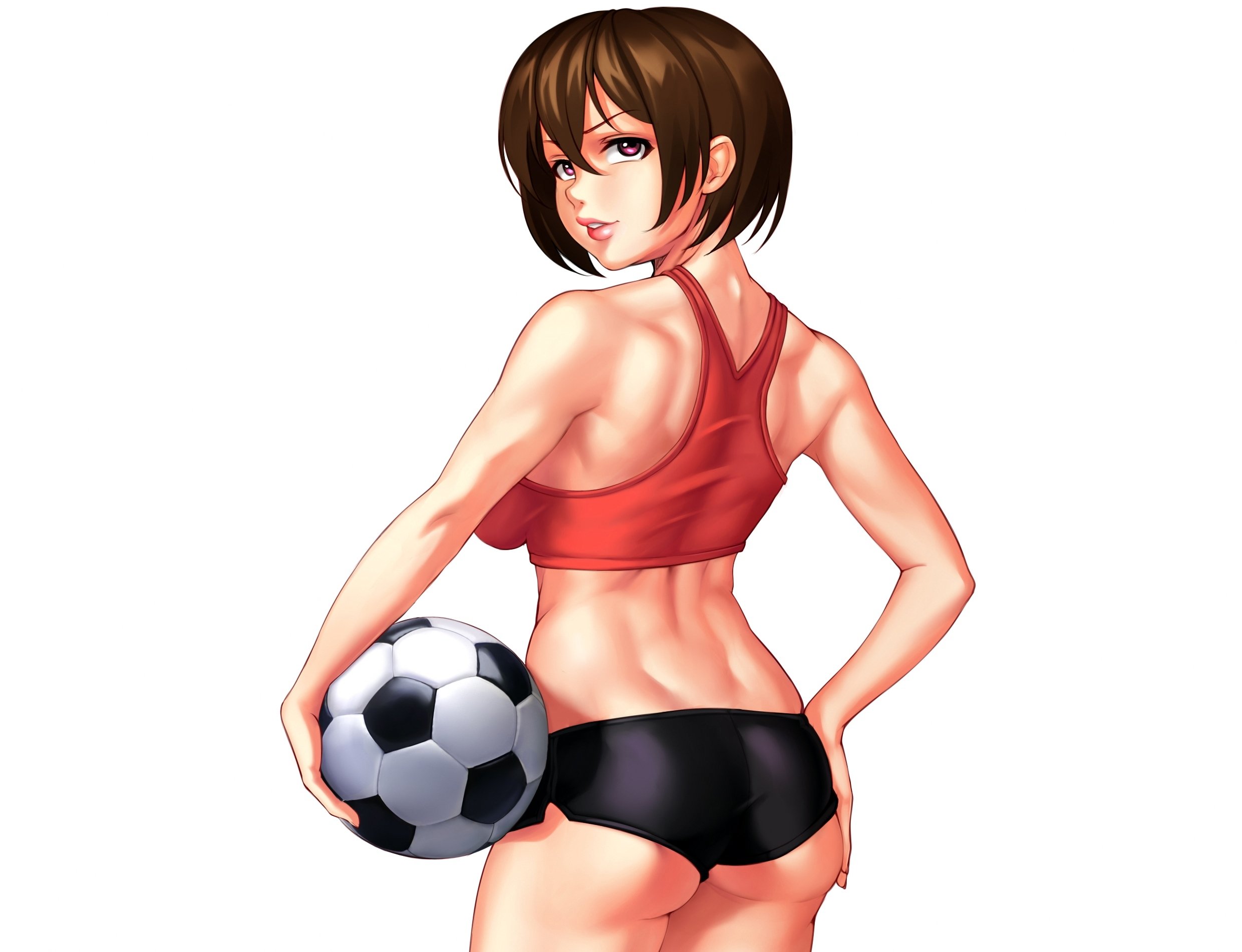 Спортивная женщина аниме