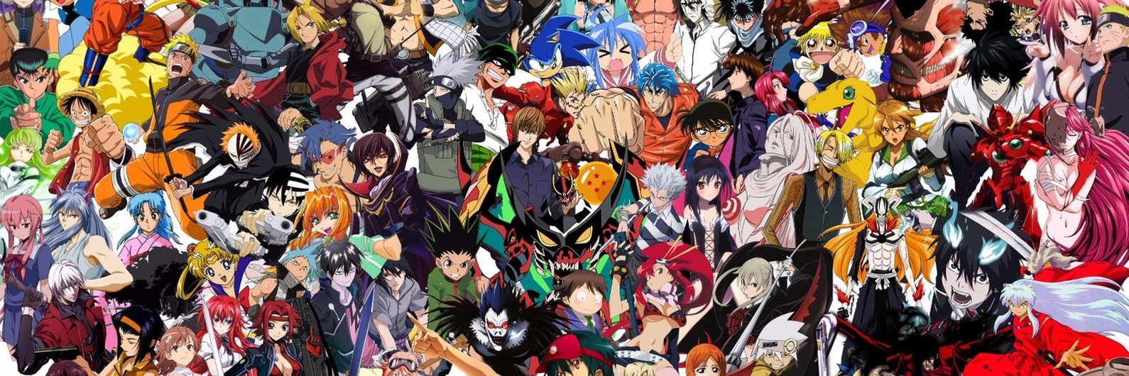 Главные герои разных аниме