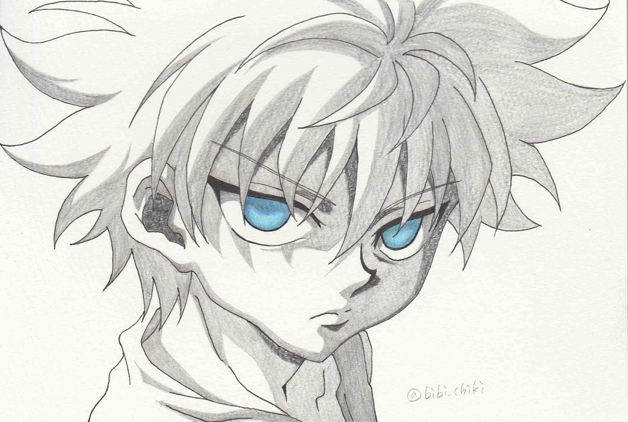 Killua hunter x hunter drawing