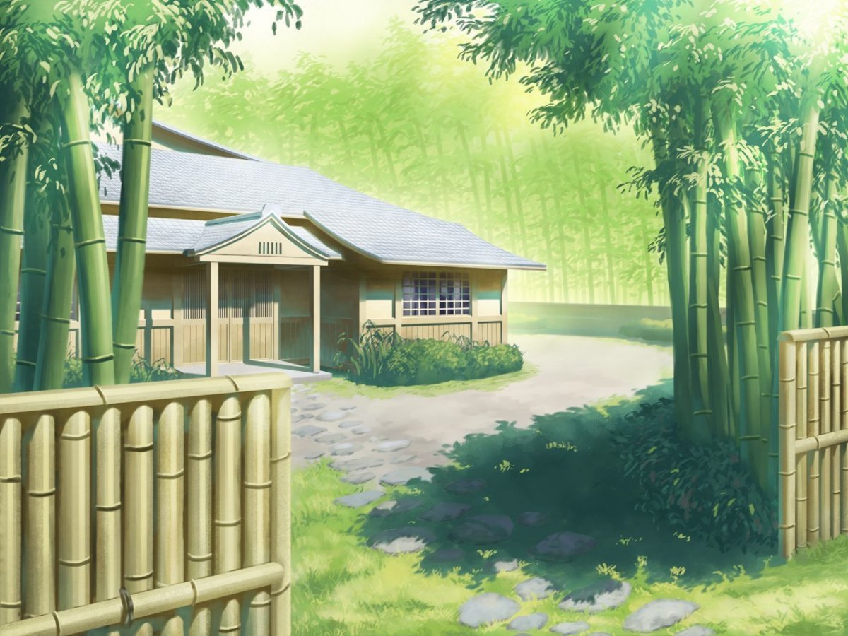 Деревня бамбук аниме