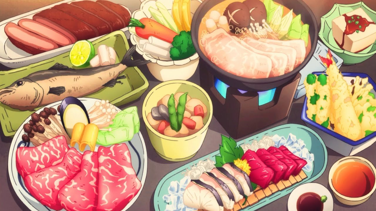 Еда из аниме суши
