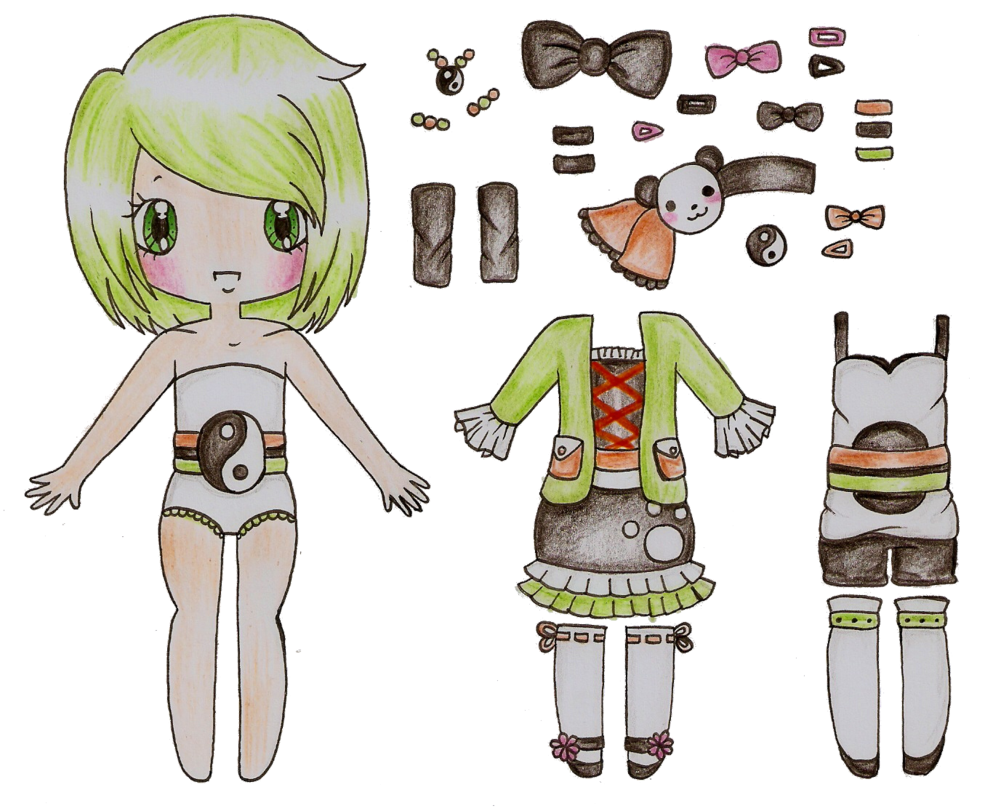 Бумажные куклы папер дол. Милые куклы из бумаги с одеждой. Нарисовать куклу с одеждой. Бумажная гача
