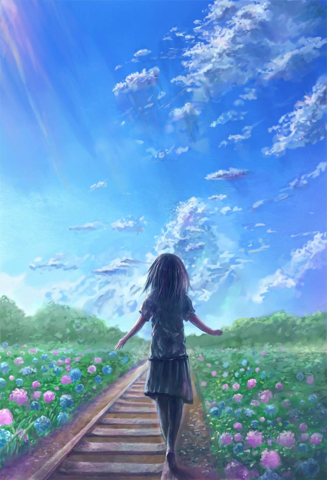 Девочка и небо