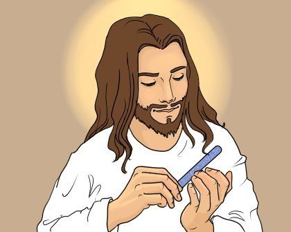 Иисус Христос мультяшный