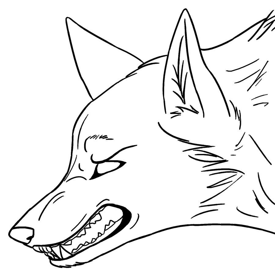 Wolf Lineart