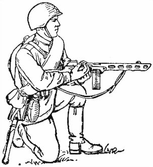 Раскраска пехотинец для детей