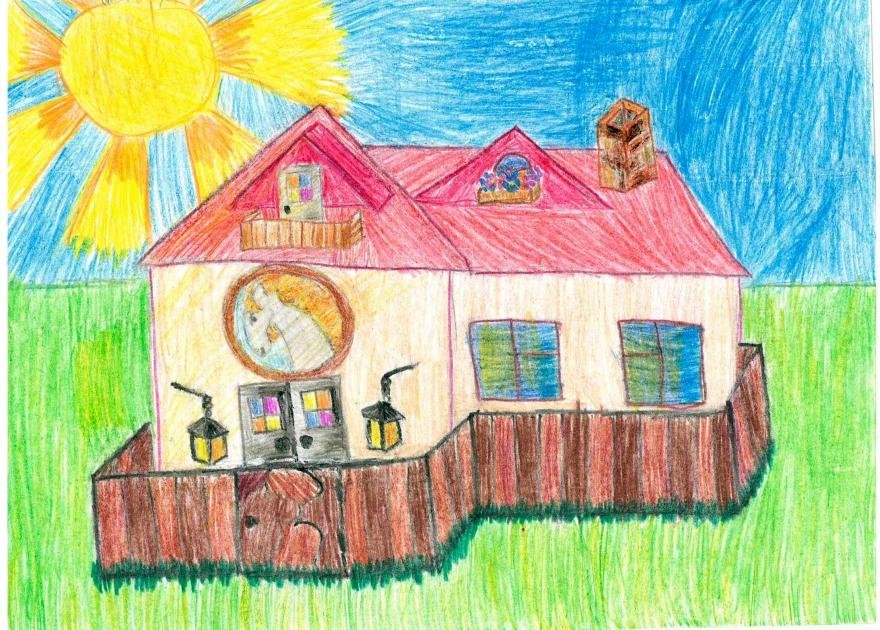 Дома рисунки 7 класс