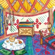 Юрта детский рисунок (53 фото)