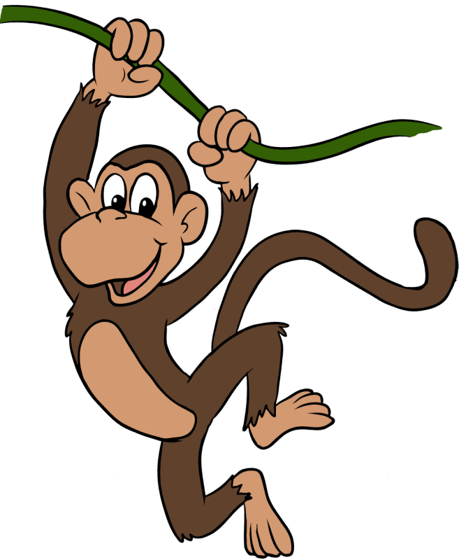 Иллюстрация обезьяны