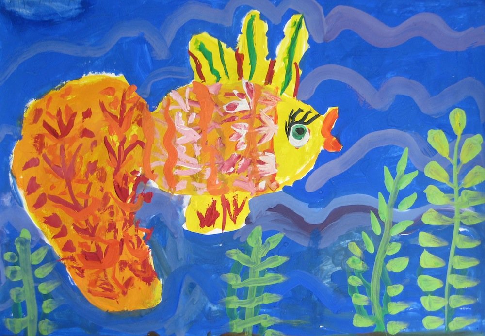 Средняя группа золотая рыбка. Колдина рисование Золотая рыбка. Рисование для дошкольников. Сюжетное рисование в детском саду. Рисование Золотая рыбка старшая группа.