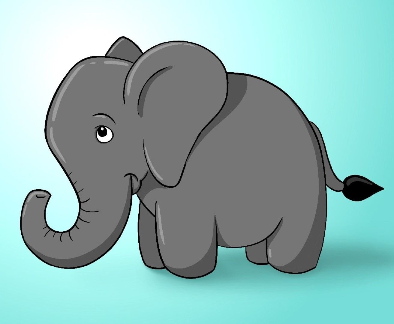 Фото слона для детей рисунок