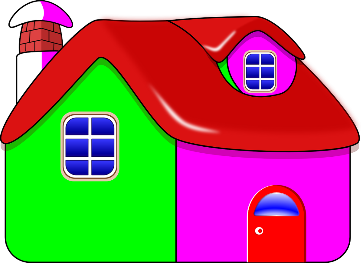 Дом картинка для детей. Домик мультяшный. Разноцветные домики для детей. Домик с разноцветными окошками. Дом мультяшный.