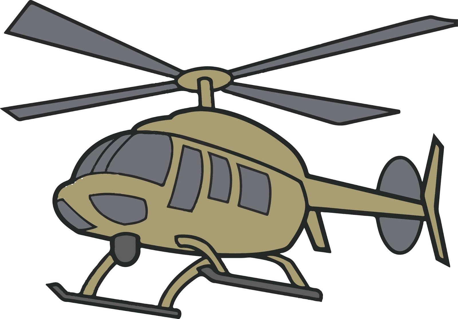 Вертолет мультяшный