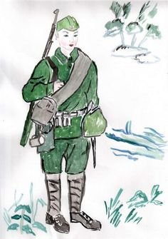 Рисунок солдату