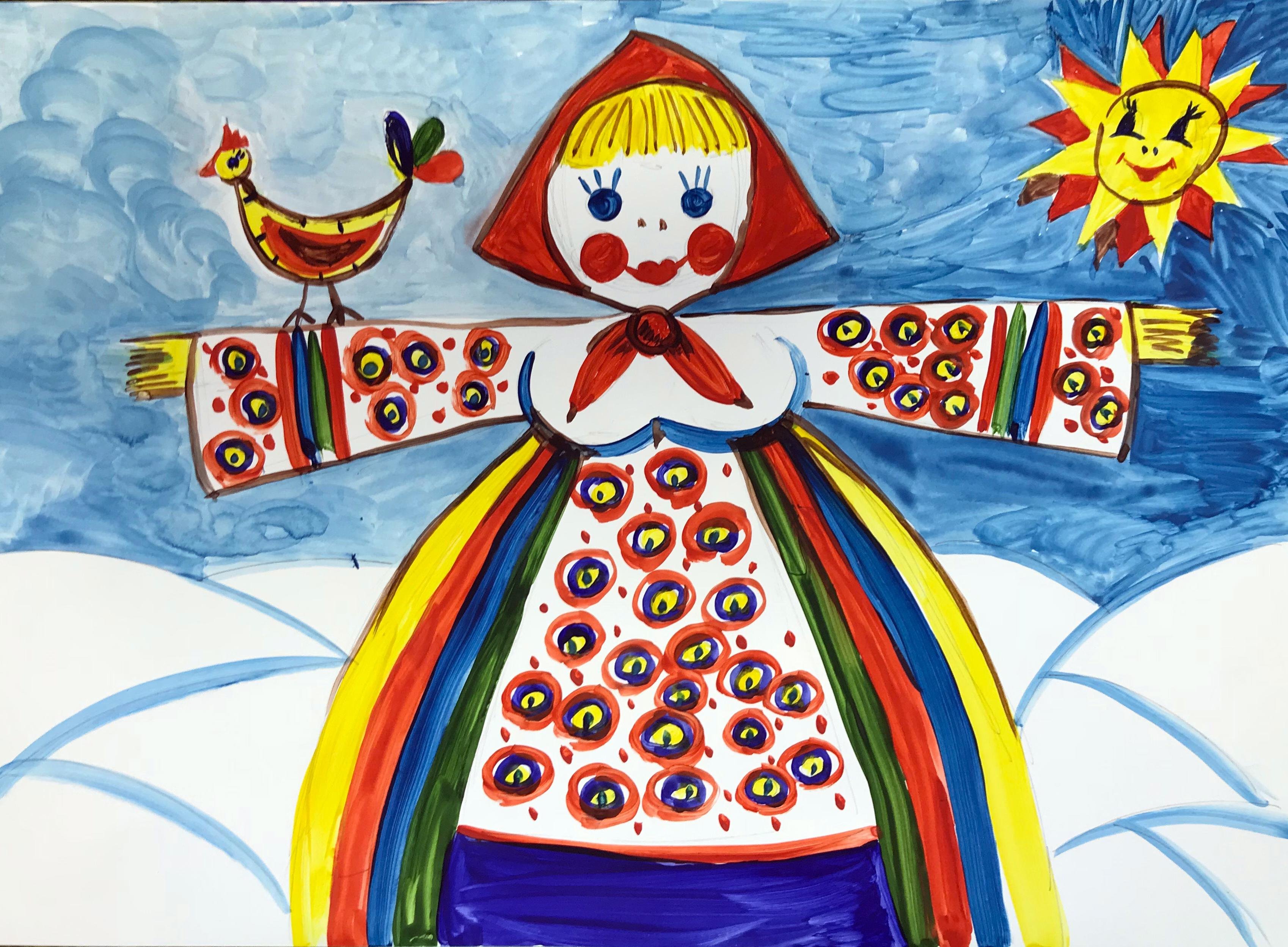 Русские народные праздники детские рисунки (52 фото) » рисунки для срисовки на Газ-квас.ком