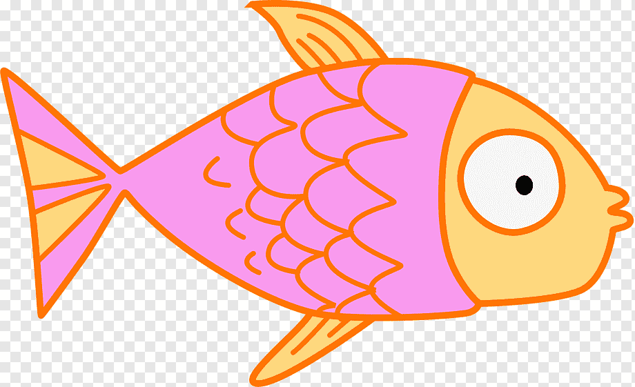 Рыбка без хвоста картинка для детей