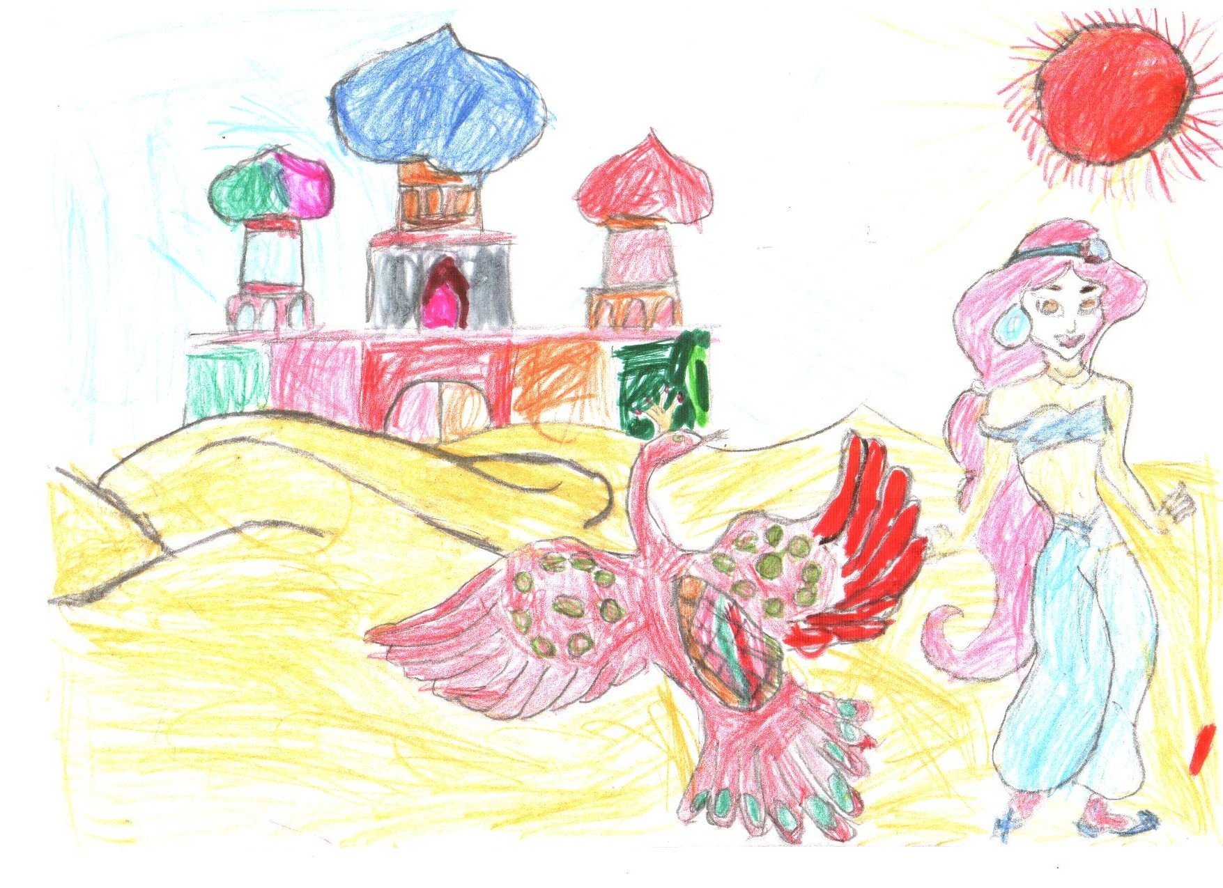 Детские рисунки Шахерезады