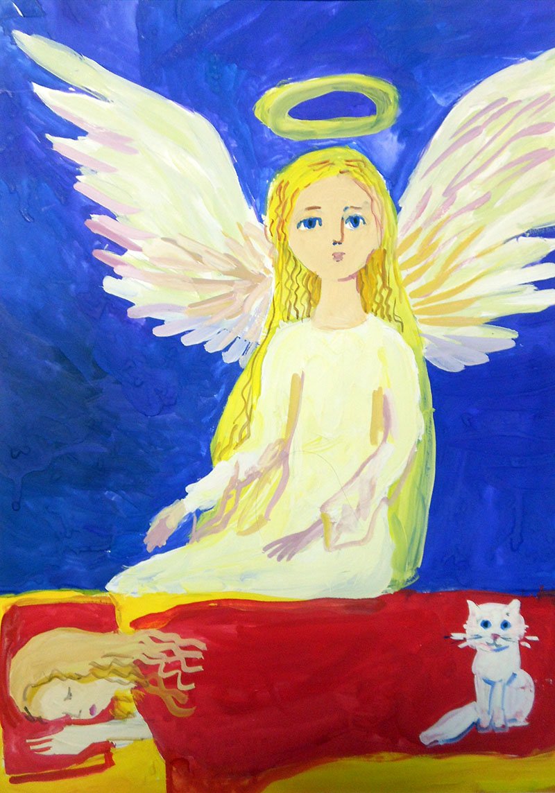 Мама добрый ангел. Ангел рисунок. Ангел детский рисунок. Зангел рисунок. Рисование ангелов.