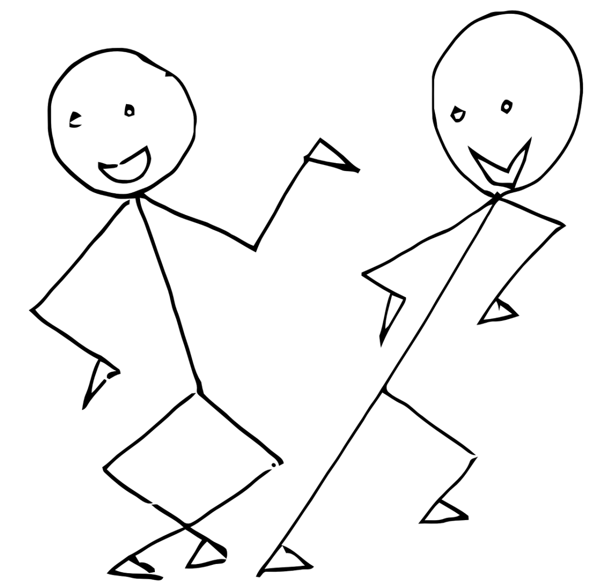 Нарисованный человечек. Танцующие человечки. Забавные человечки картинки. Схематичные человечки.
