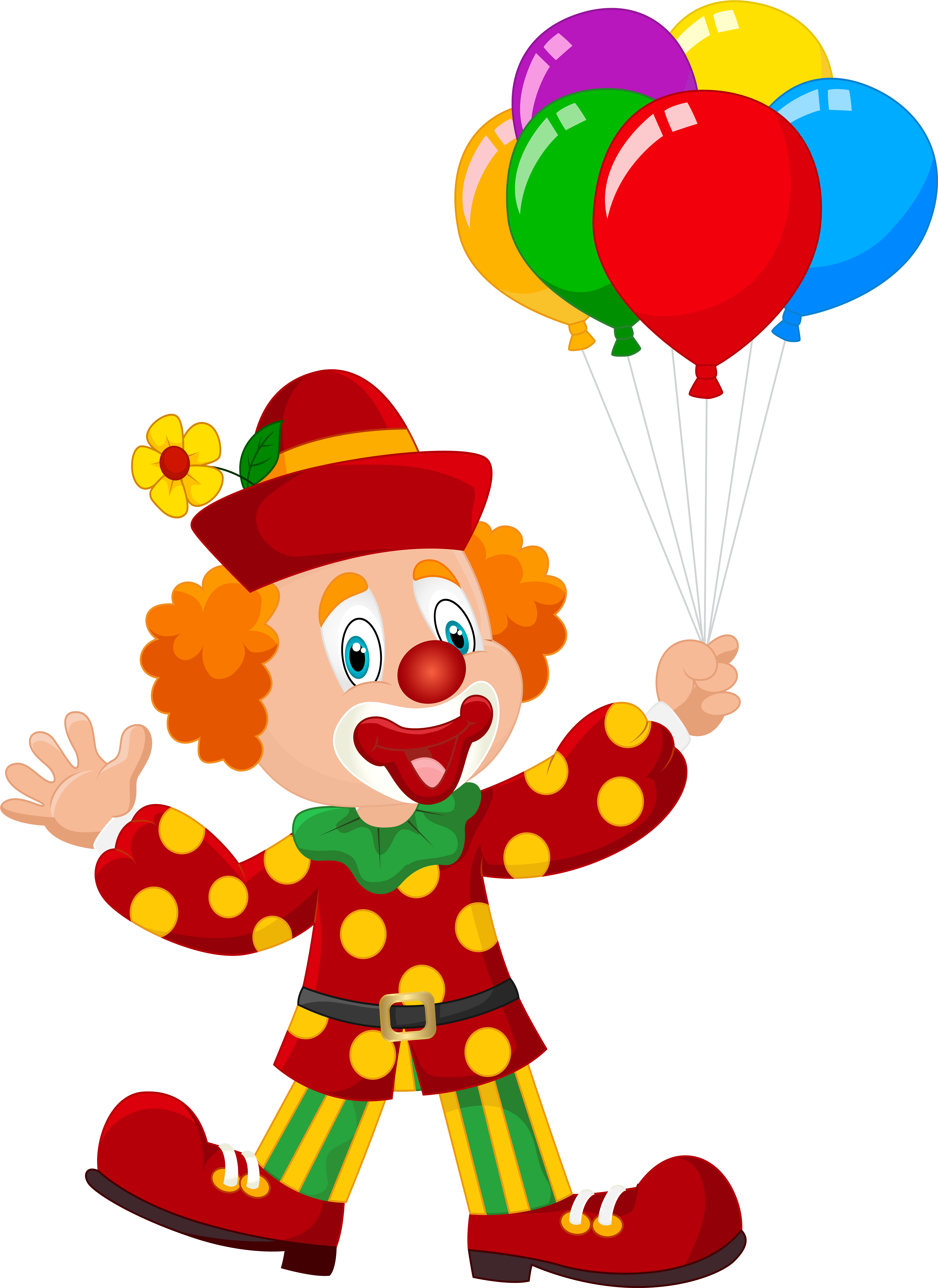 Выход веселого клоуна. Клоуны для детей. Весёлые клоуны. Клоун с шарами.