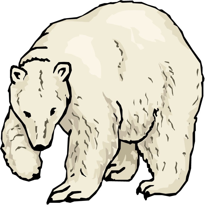 Рисунок медведя маленький