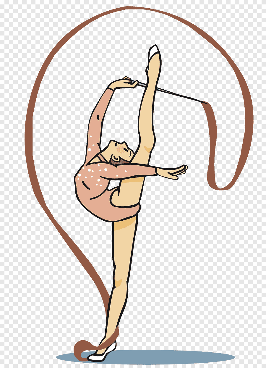 Гимнастка рисунок
