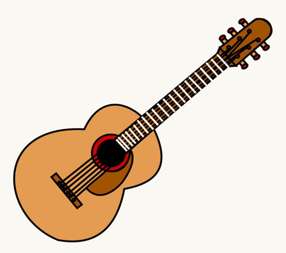 Гитара рисунок для детей